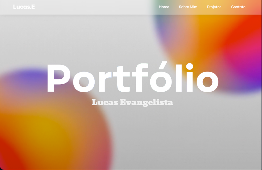 Portfólio Lucas Evangelista
